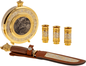 Hunting set "At a halt" Zlatoust